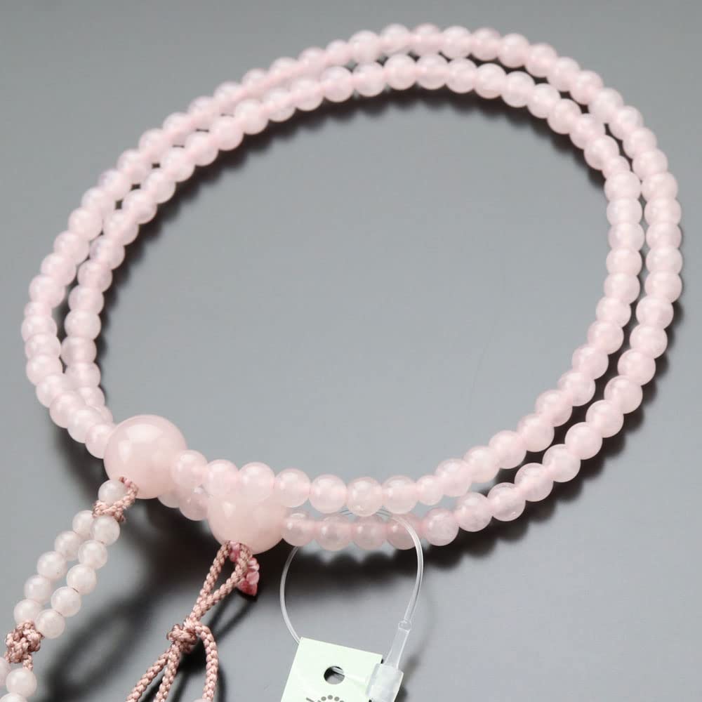 Нитирэн буддийские четки для женщин 8 размеров 108 бусин розовый кварц санскритские четки тэнбо четки киотские четки киотские двухколесные двойные