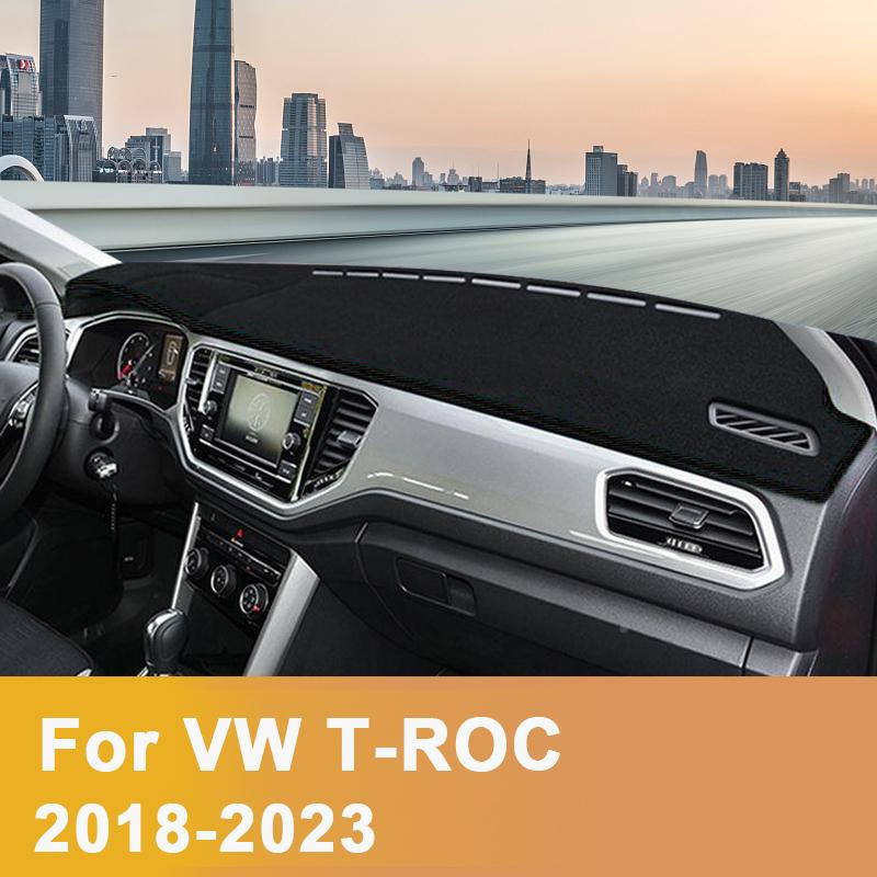 Для Volkswagen VW T-ROC T ROC TROC 2018- Коврик на приборную панель автомобиля Автомобильный коврик-защита от солнца на приборную панель Аксессуары