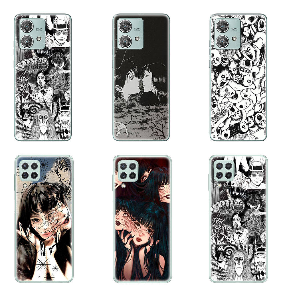 For Motorola Moto Edge 40 30 Neo G54 G24 G84 iPhone 15 14 Xiaomi Redmi Note 13 12 11 Pro Samsung Galaxy A34 A54 Tomie Junji Ito Anime Collection Case