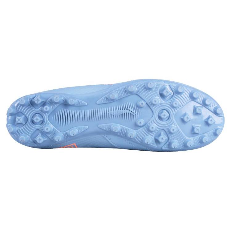 Li Ning Iron Cushioning MG Многоцелевые Искусственный газон ПУ Кожа Нескользящие Футбольные бутсы Мужские Цвет: Аврора Синий YSFT007-9