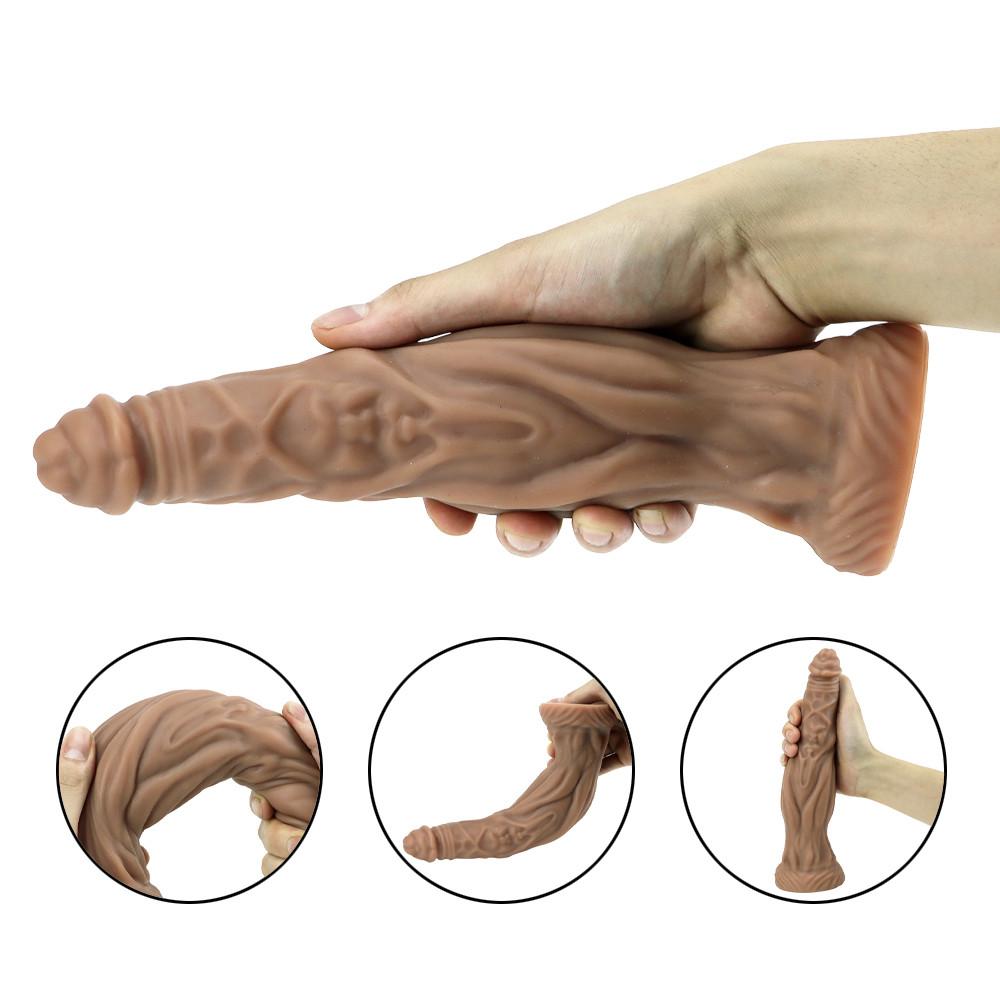 MoDi Large Dildo Anal Fantasy Realistic Animal Dildo Sex Toy For Men Women Big Liquid Silicone Penis