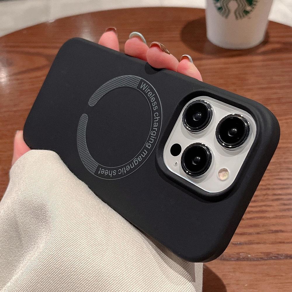 Для Magsafe Жидкие силиконовые чехлы для телефонов для iPhone 16 14 12 13 11 15 Pro Max 16 Plus Ударопрочная магнитная беспроводная зарядка Чехол