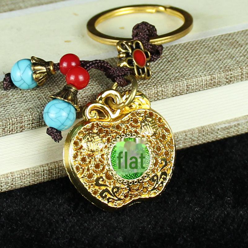 Изысканный плетеный вручную высококачественный брелок для ключей Peace Car