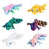 3D Printed Chameleon Lizard Toy - Articulated Flexible Joints, Stress Relief Fidget Toy, Cool Desk Decor for Home & Office