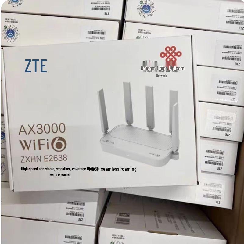 Двухдиапазонный Mesh Gigabit-маршрутизатор ZTE E2638 AX3000M, порт E2628, совместим с E2637.
