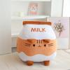 Новая милая мультяшная бутылка для кота, плюшевая игрушка, котенок, молочная подушка, подушка для спины, сок, напиток, декоративная подушка для дивана, подушка для отдыха