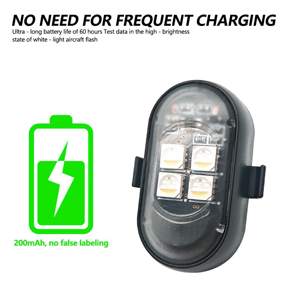 Беспроводные светодиодные стробоскопы для автомобиля, мотоцикла, 8 цветов, перезаряжаемый предупреждающий свет, декор, атмосфера, противоударные, 4 светодиода