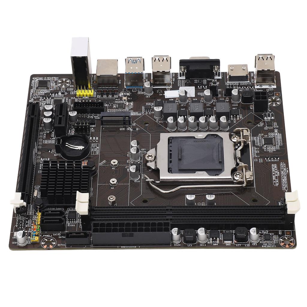 Материнская плата DDR3 Поддержка процессоров I3 I5 I7 1155 контактов 2 DDR3 1000M Сетевой интерфейс Стабильное питание Игровая материнская плата