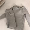 Autumn and Winter Warm Lycra Children's Pajamas Set Korean Style Children Lounge Set Baby Boys Girls Cotton Pajamas Kids Cozy Sleepwear Evening Suit