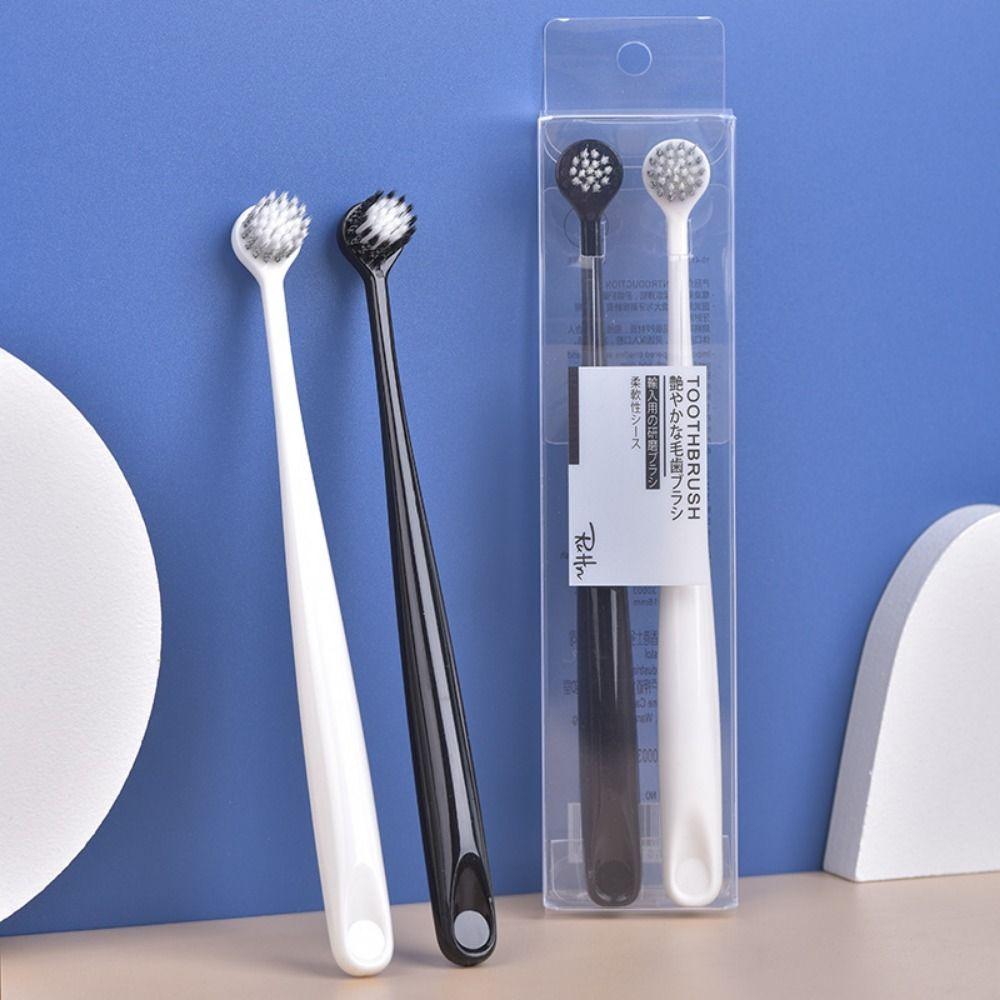 Health Cleaner Ultra Fine Adult Tooth Brush Oral Care Brush Couple Toothbrush Oral Hygiene Tool