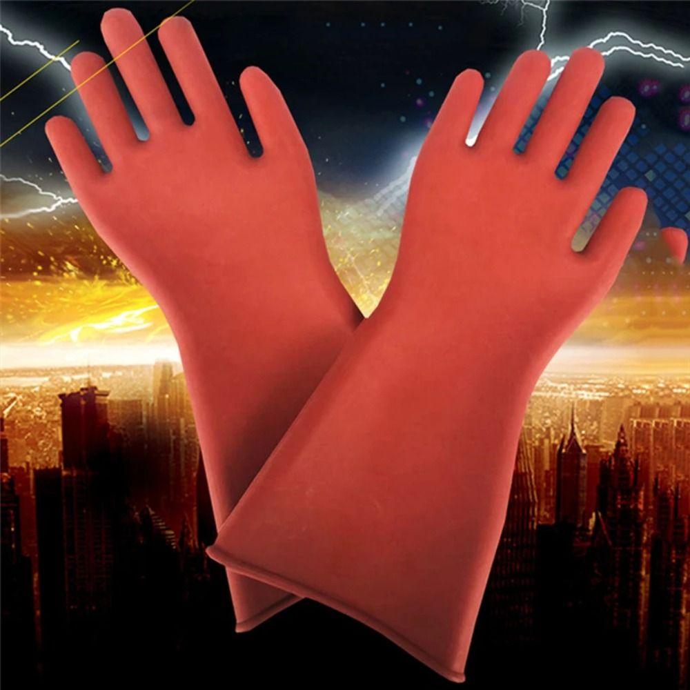 1 Pair Anti-electricity Protect Anti-Electricity Gloves Breathable Work Gloves  Electrical