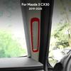 2 шт. Накладка из алькантары на верхнюю часть стойки A для LHD RHD для Mazda 3 Axela BP CX30 CX-30 2019 2020 2025 2025 2025 2025 2025 Автомобильный воздуховыпуск стойки A