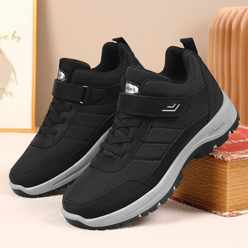 Shoes Men's 2024 Autumn and Winter Sports Shoes Casual Middle-aged and Elderly Running Men's Shoes Velcro Walking Shoes