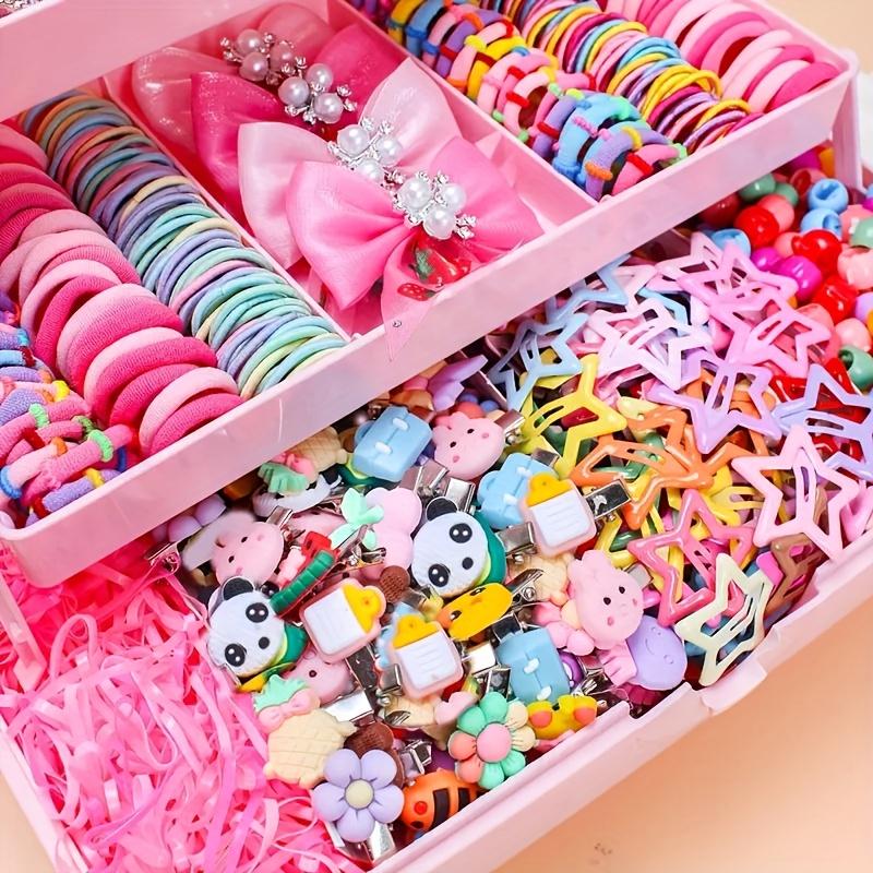 Тематический набор аксессуаров для волос | Включает резинки для волос, заколки, зажимы-бабочки и аксессуары в форме цветов - Идеально для повседневного использования