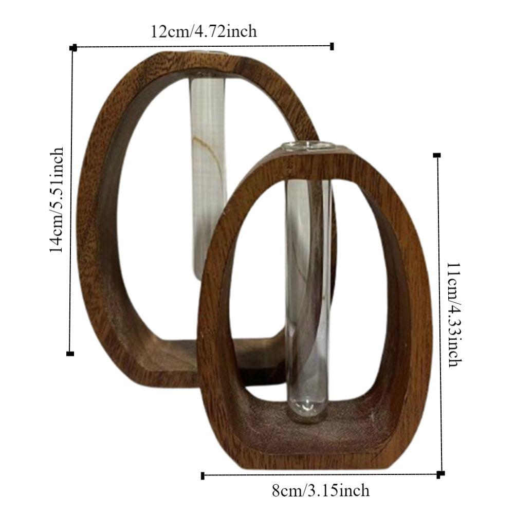 Creative Mini Water-cultured Vase Transparent Plant Flower Stand Flower Arrangement Ornament  Gift