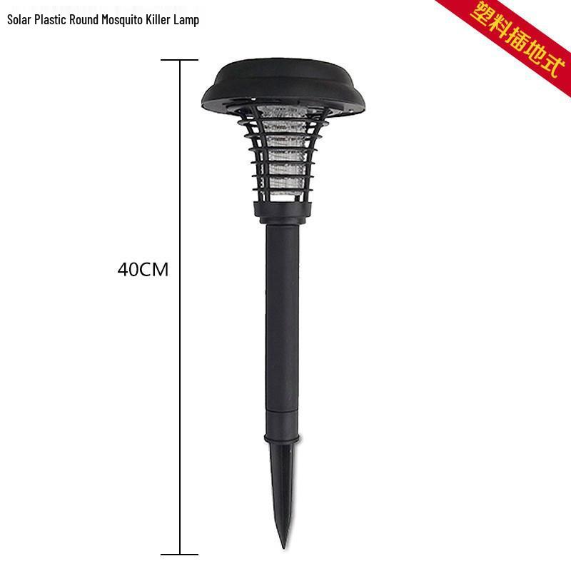 Водонепроницаемая солнечная лампа-уничтожитель и отпугиватель комаров из нержавеющей стали для использования на открытом воздухе