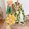 Detachable Flowers Phone Lanyard Phone Charm Crossbody Lanyard Phone Woven Chain  Women Girls