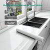 Thickend Self-adhesive Kitchen Cooktop Protective Film Marble Desktop Film High Temperature Oil Resistant Sticker