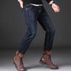 Осенние и зимние модели мужских утепленных и утепленных джинсов bullet force прямые теплые джинсовые брюки