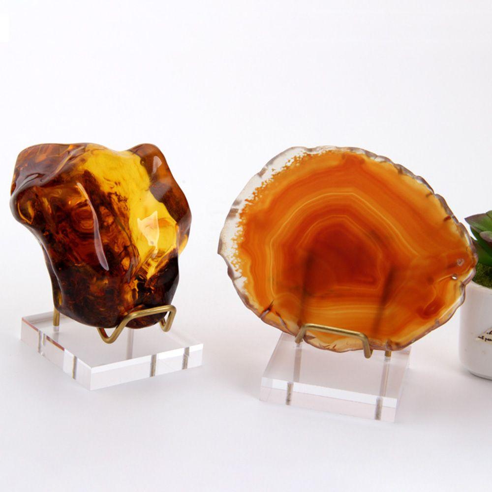 Props Agate Stones Home Decoration Acrylic Display Stand Crystal Ball Base Glass Sphere Holder