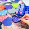 DIY Поделки 3D Алмазная живопись Любовь Инструменты Поддоны Пластиковый поддон для алмазной живописи в форме сердца Органайзер для хранения вышивальных бусин