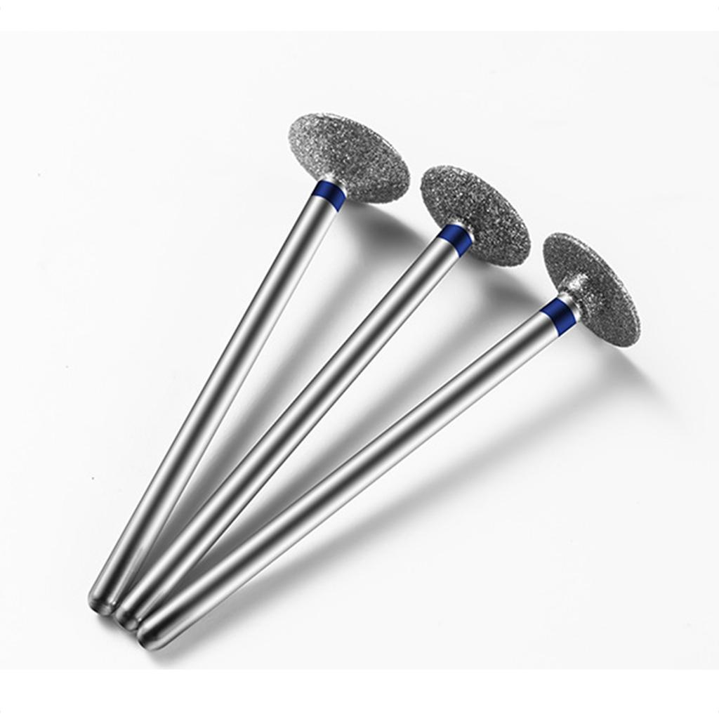 Фрезы для ногтей Многофункциональные фрезы для ногтевого искусства T-образные Трапециевидные Дискообразные фрезы для ногтей Инструмент для нейл-арта