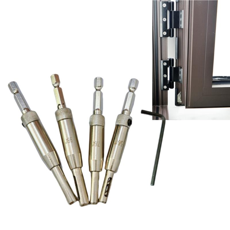 Professional Drill Bit For 9-10cm Hinge Mounting Woodworking Tool Easy Operation Self Centering Hinge Drill Bit