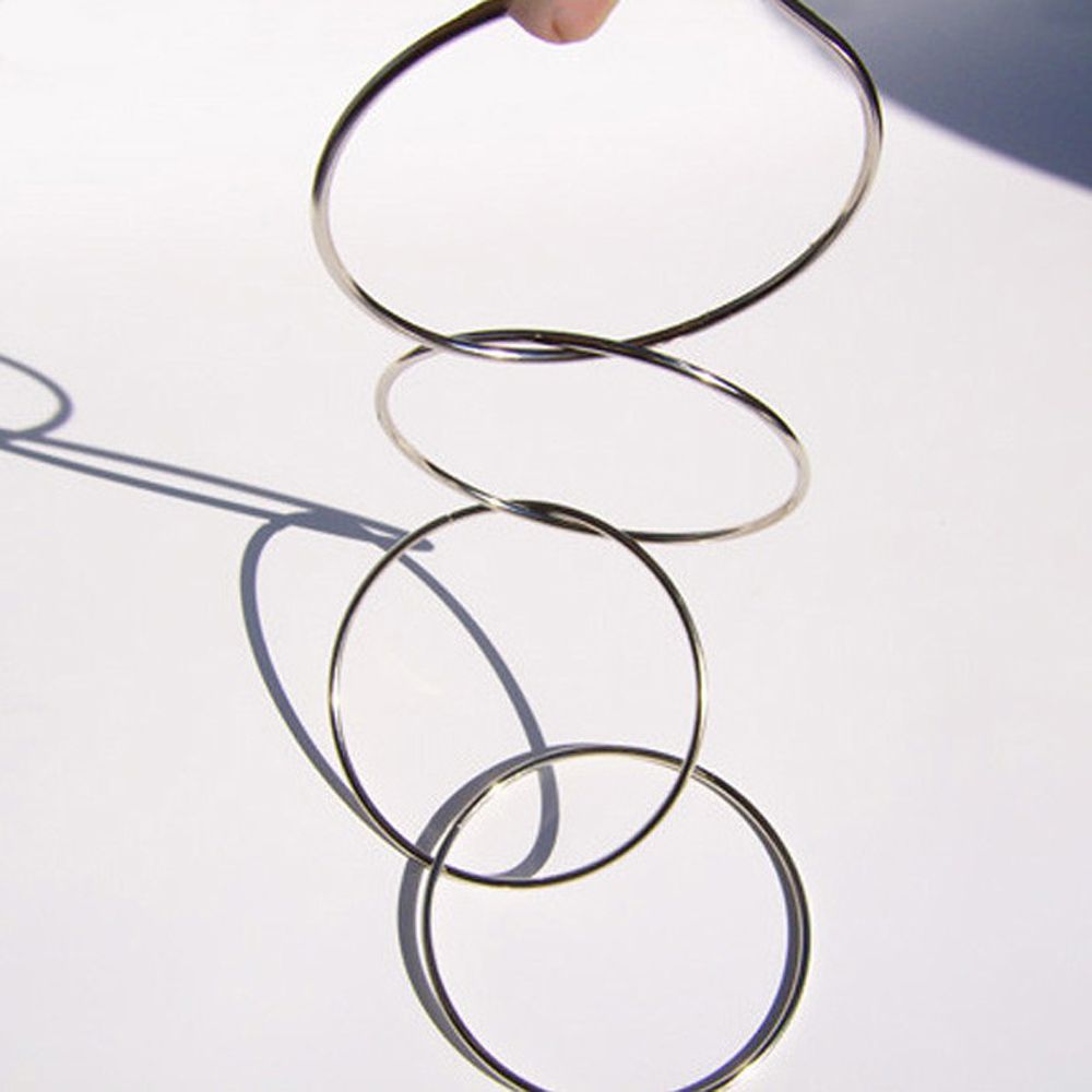 Магический трюк Крупный план Магия Соединяющиеся кольца Классические магические кольца Железные кольца Магические железные кольца Металлическое кольцо