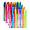 Gel Stick Pens 0.7mm Medium Point Assorted Colors 48 Count Doodling Writing Coloring Quick Dry Ink Ergonomic Design Clip Storage