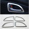 Inner Door Handle Bowl Frame Cover Trim 4pcs FOR Hyundai Tucson Ix35 2010 2011 2012 2013