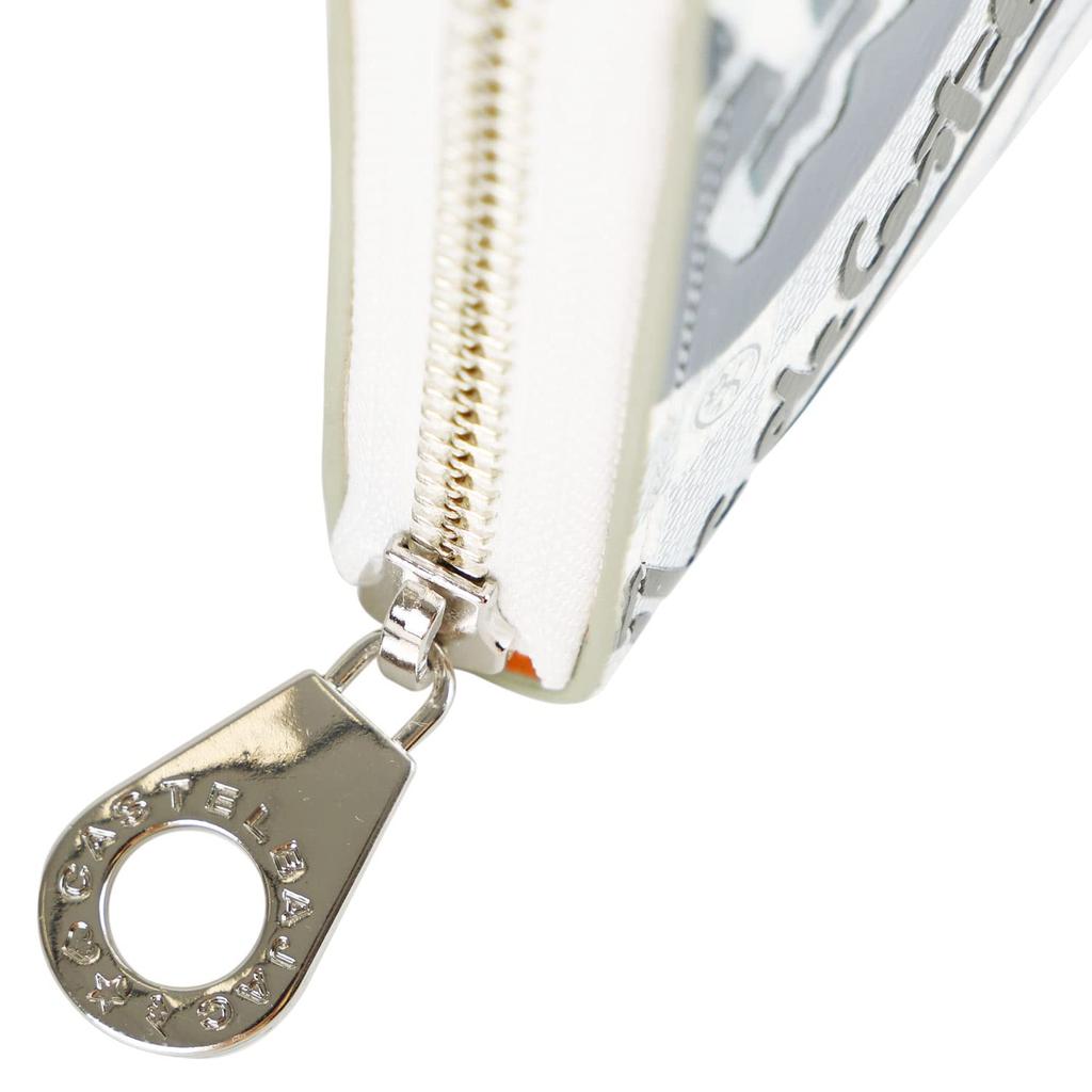 Clar Accessory Long Wallet Round Zipper Specification 66623 White [Castelbajac]