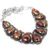 Bauxite Gemstone Handmade 925 Silver Jewelry Necklace 18" JCN484-440