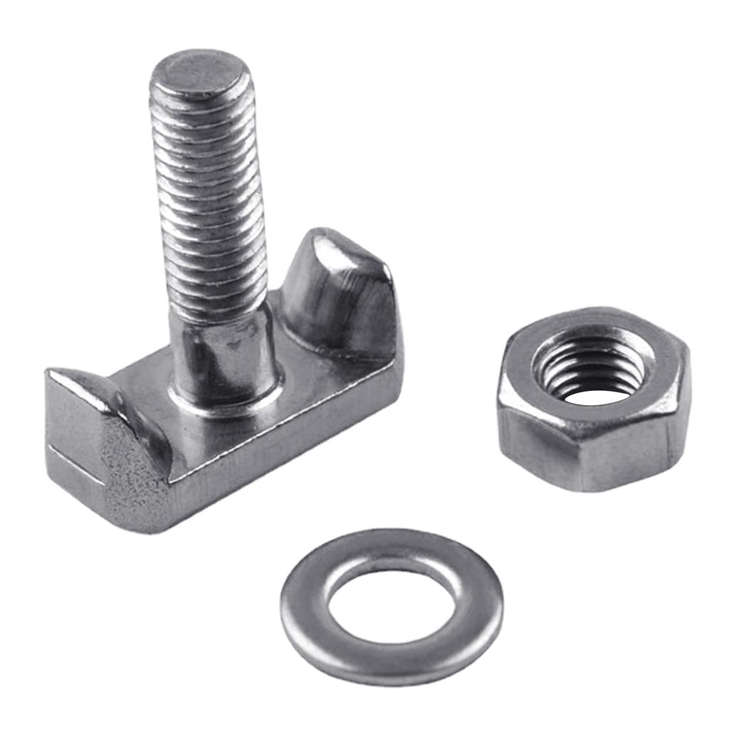 Battery Cable Bolt Stainless Steel Battery Terminal T Bolt M6 Battery Pole Terminals Screw Silvery Car Battery T Bolt