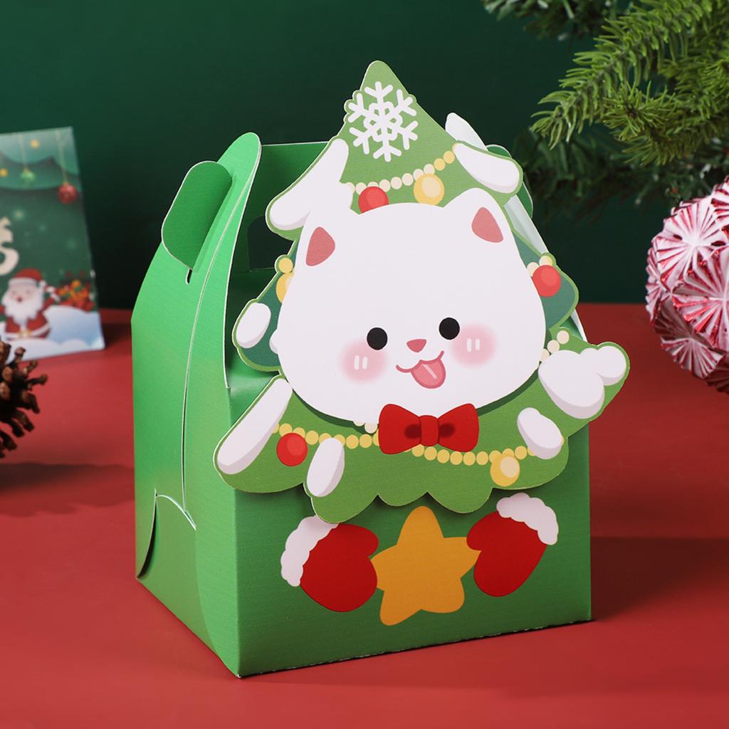 Christmas Cartoon Hand-held Gift Box, Christmas Eve Packaging Box