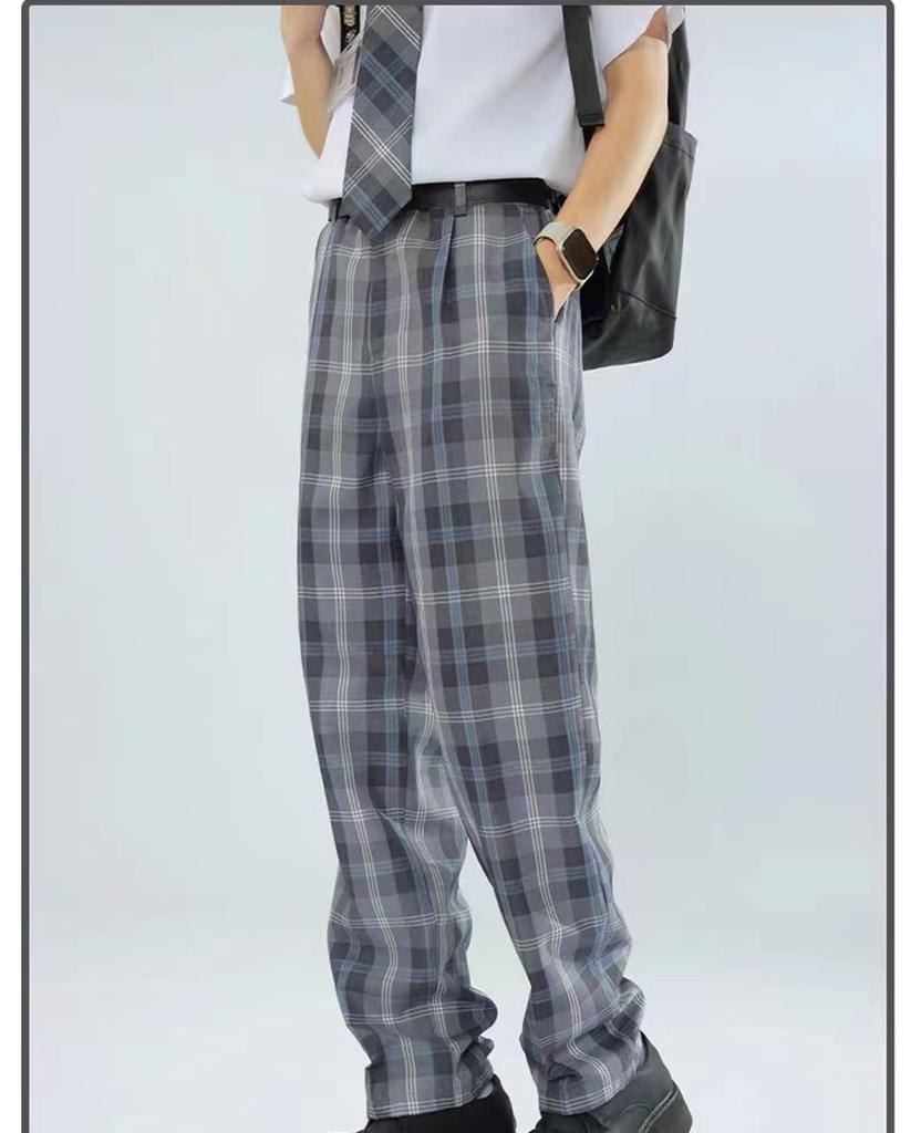 QOOLY High School Boy Cosplay Includes Uniform School and Perfect for Halloween and School Size XL 3-Piece Set, Skirt, Uniform, Tie, Festivals, Grey,