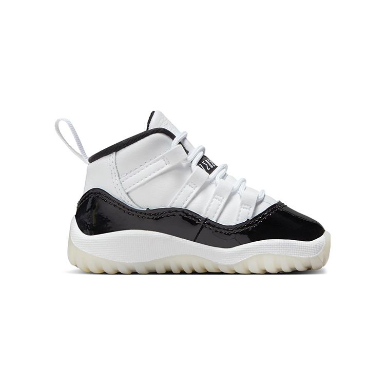 Детские кроссовки Air Jordan 11 Retro TD Gratitude / Defining Moments Белый Черный Металлик-Золото 378040-170