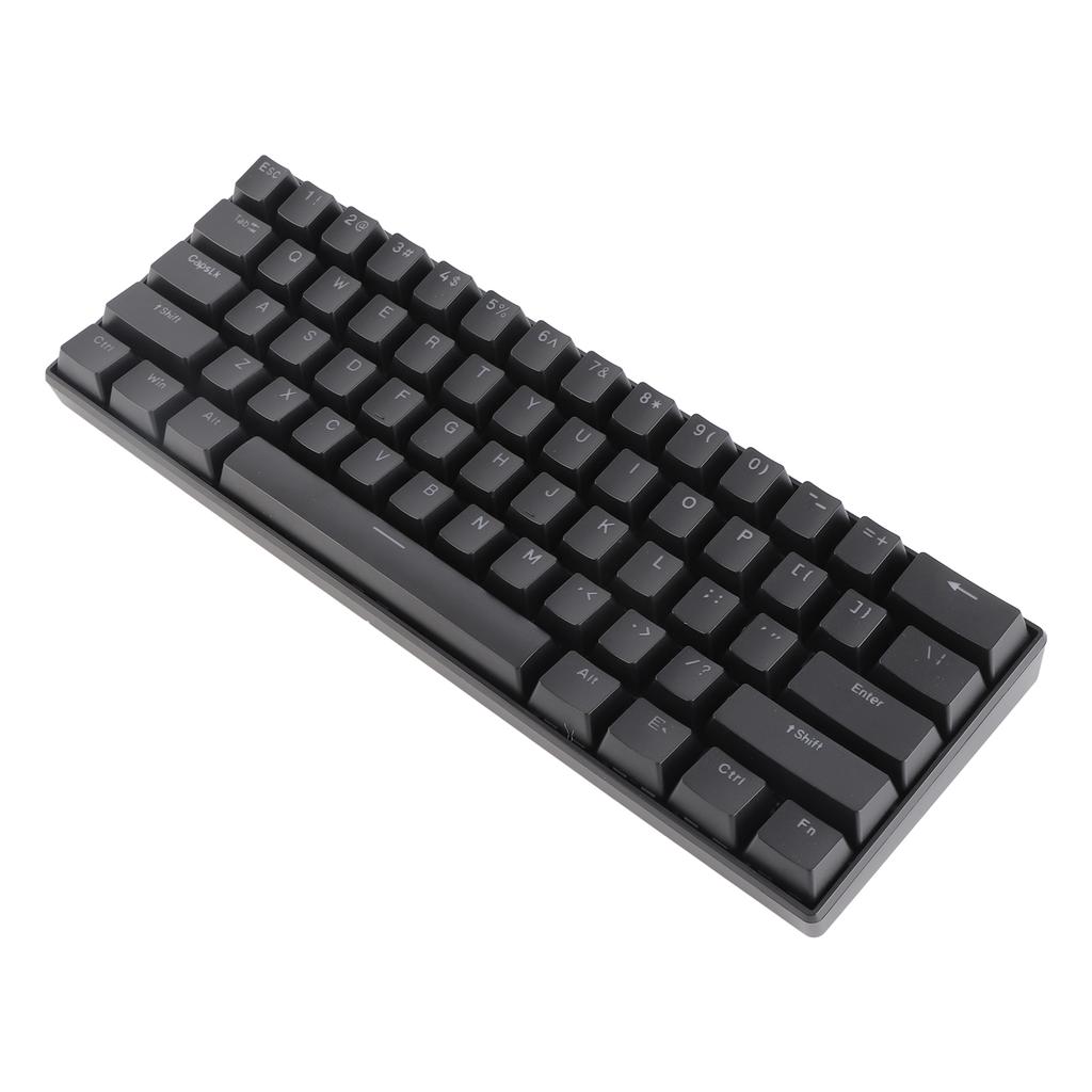 61 Key Keyboard RGB Wired Mechanical Shaft Portable Two Color Injection Molding 61 Key Layout Keyboard