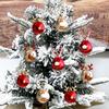 1Pce Pendant Christmas Decorations Family New Year's Party Color Painting Alien Ball Deer Head Ball