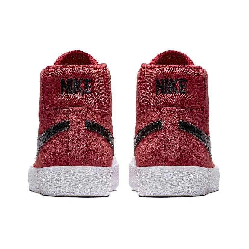 Nike Blazer Mid Xt Удобные Универсальные Нескользящие Амортизирующие Прочные Полувысокие Кеды для Скейтбординга Унисекс Кеды для Скейтбординга Красные 876872-607