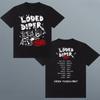 Футболка с принтом Loded Diper Tour Overload, классическая, с рисунком с двух сторон, копия