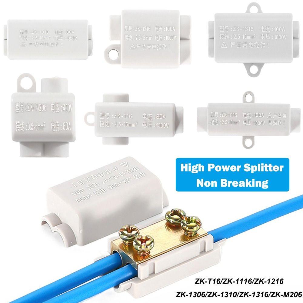 New High Power High Power Splitter No Disconnection T-type Wire Connector Quick Terminal Block Electrical