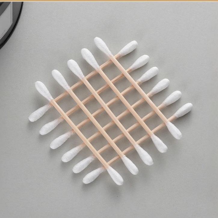 Bamboo Stick Makeup Remover Cotton Swab
