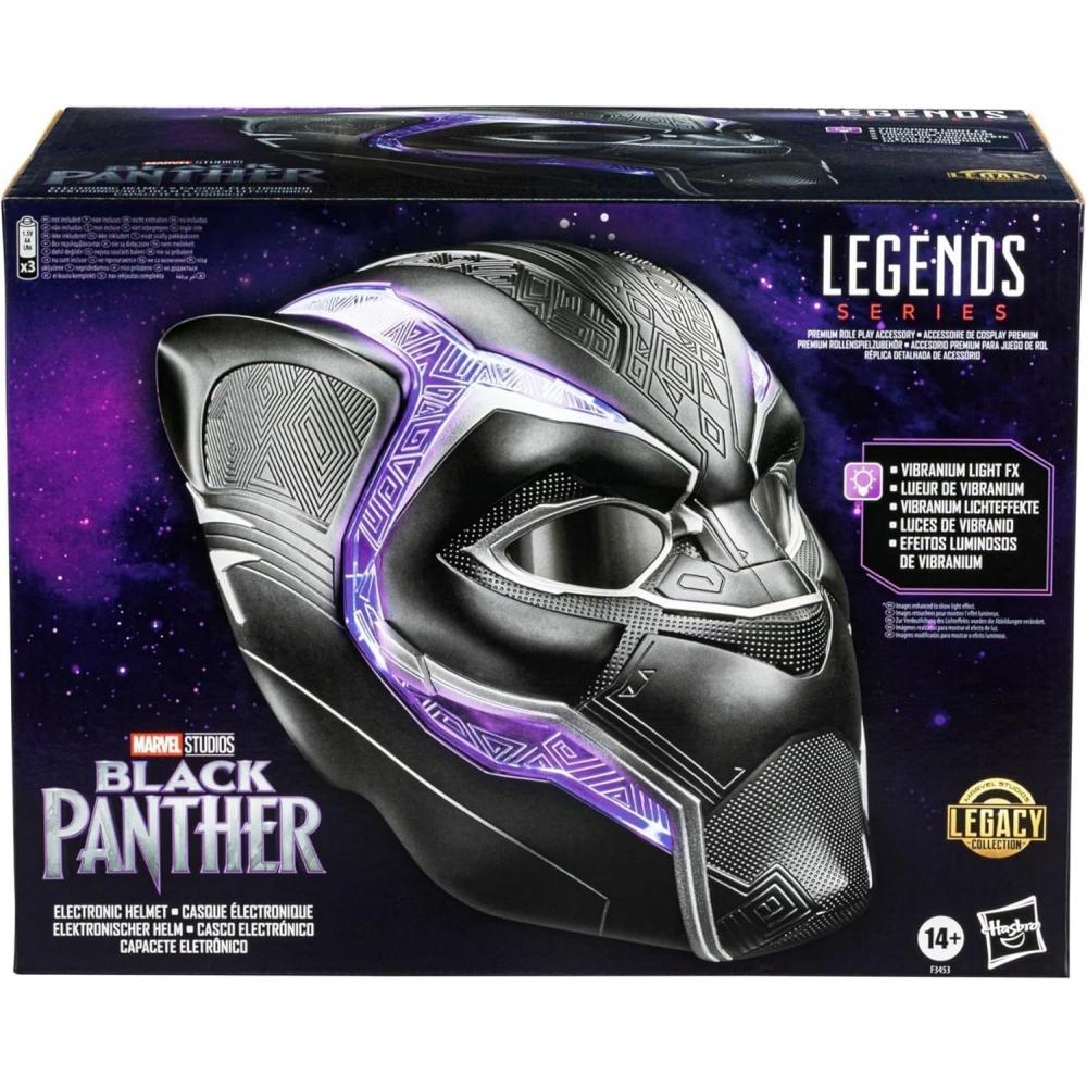 Hasbro Marvel Премиальный Электронный Шлем для Ролевых Игр Черная Пантера Со Световым Эффектом