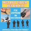 New 6pcs Instant Zipper Universal Instant Fix Zipper Repair Kit Replacement Zip Slider Teeth Rescue New Design for DIY Sew