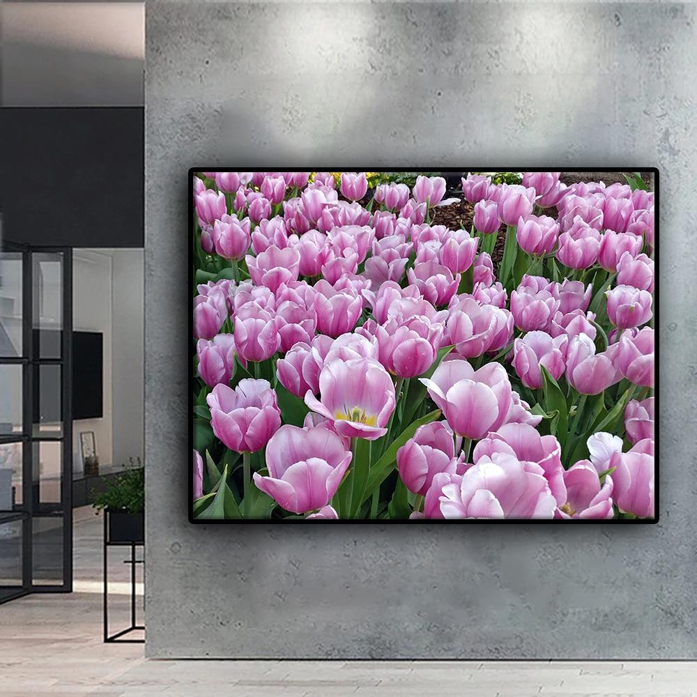 Алмазная вышивка цветы тюльпаны 5D DIY Алмазная картина вышивка крестом горный хрусталь