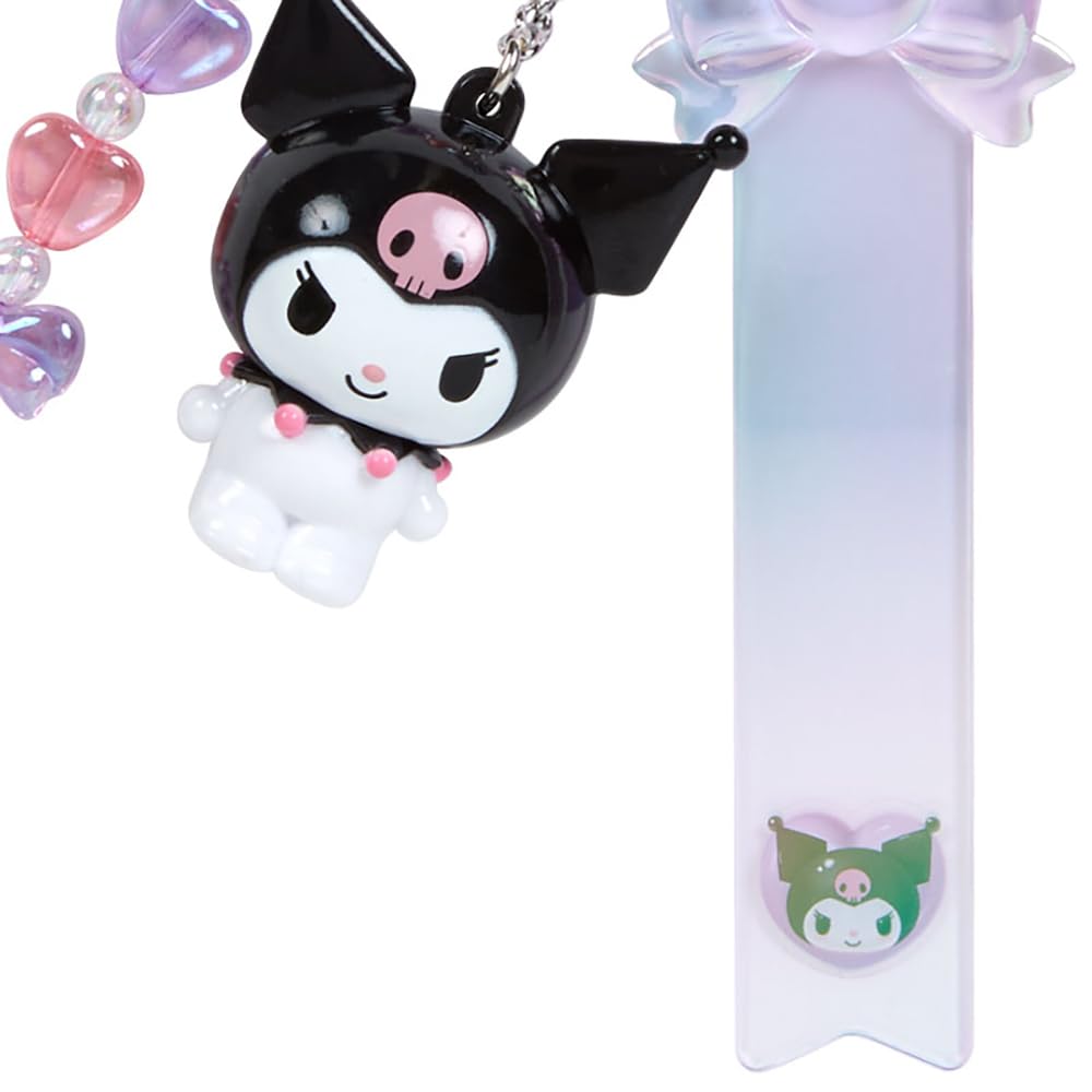 Clear Keychain Clear and Plump 3D Kuromi Kuromi 15 X 5 X 3 Cm Character 297721 [Sanrio] Kuromi-chan