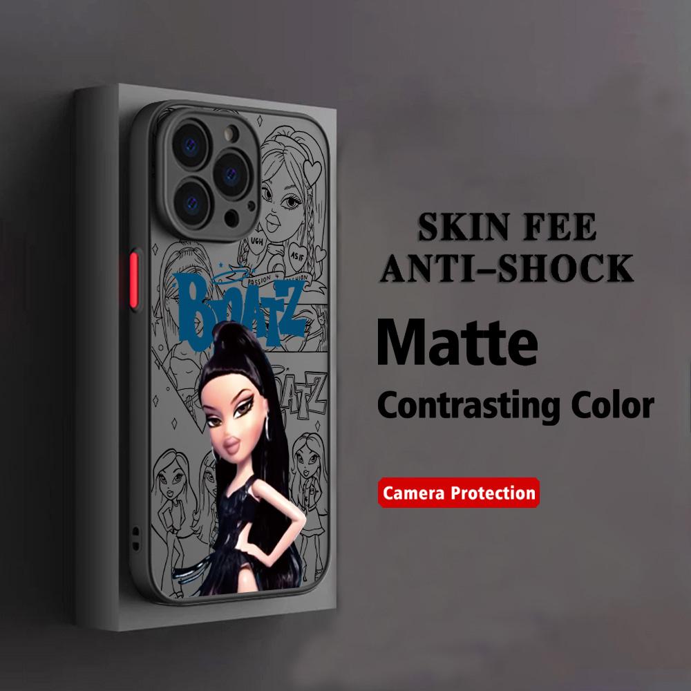 ГОРЯЧИЙ Милый Девочка B-Bratz Чехол для Телефона Для iPhone 17 16e 16 15 14 13 12 11 Mini Pro Air Max X XR XSMax 7 8 6 Plus Матовый Прозрачный Чехол