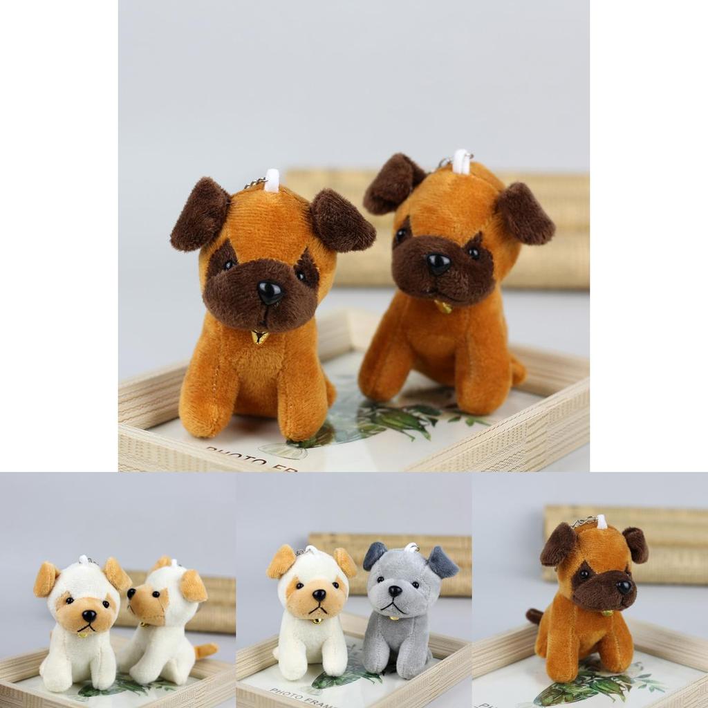 Очаровательная плюшевая игрушка хаски, реалистичная мягкая игрушка собака, милая кукла-щенок, брелок