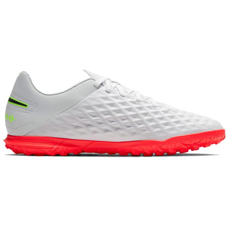 Nike Legend 8 Club TF Turf 'Gray Orange' Training Soccer Shoes AT6109-106