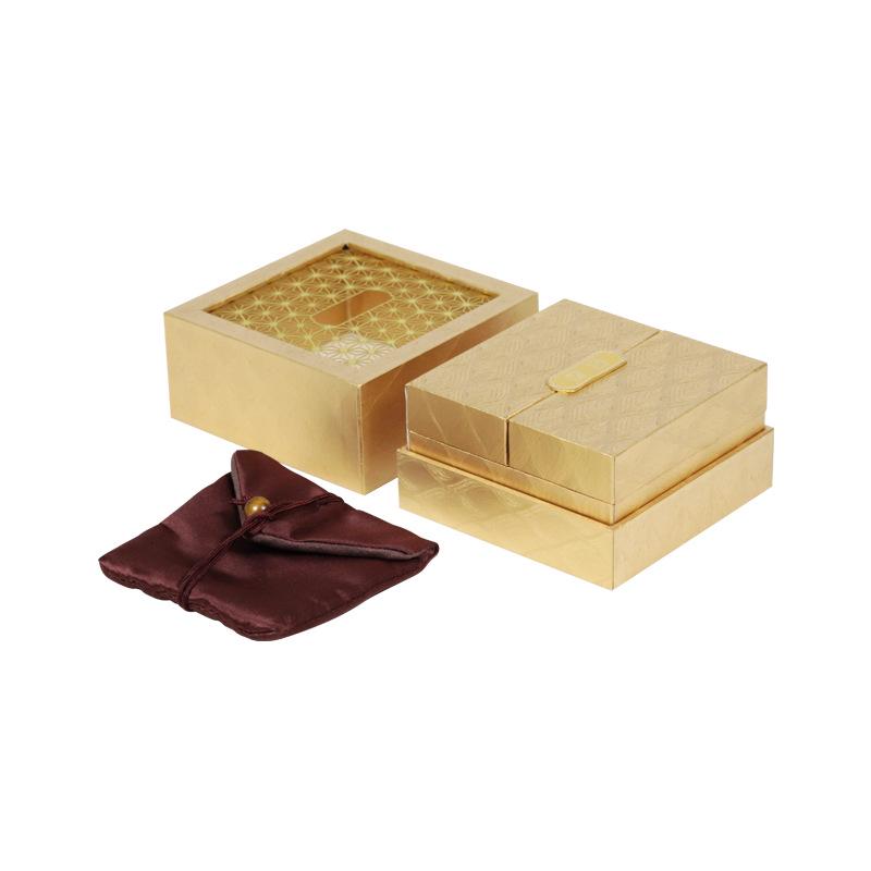 Heritage Series Gold Tassel Jewelry Box for Bracelets, Necklaces, and Jade Pendants